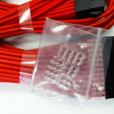 Kit de extensión de cable Cablemod Pro 12VHPWR (Red, 16-pin to Triple 8-pin)