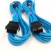 Kit de extensión de cable Cablemod Pro 12VHPWR(Light Blue, 16-pin to Triple 8-pin)