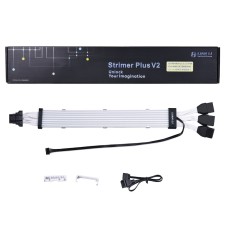 Cables de extensión ARGB Lian Li Strimer Plus V2 - 3x8 PIN a 12+4 PIN, 8 guías de luz