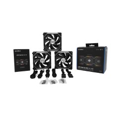 Kit de 3 Ventiladores Lian Li SL120 V2 RGB 120mm - Negro